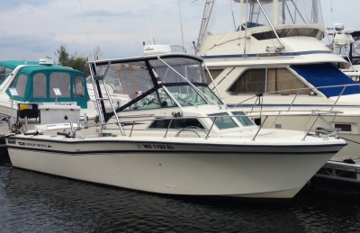 Economy with all the quality for small groups—Reel Action Sportfishing Charters' fleet 26-foot Grady White