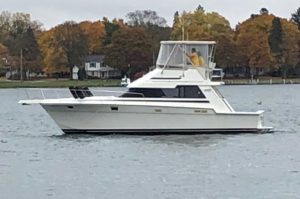 Workhorse of the Reel Action Sportfishing Charters' fleet—40-foot Luhrs Tournament "Time Flies"